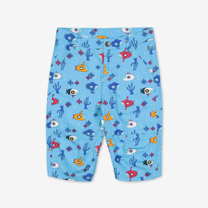 Underwater Print Kids Shorts