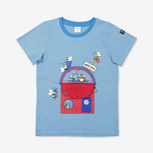 Bee Hotel Kids T-Shirt-Boy-1-6y-Turquoise