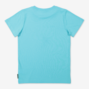 Organic Kids T-Shirt-Boy-6-12y-Turquoise