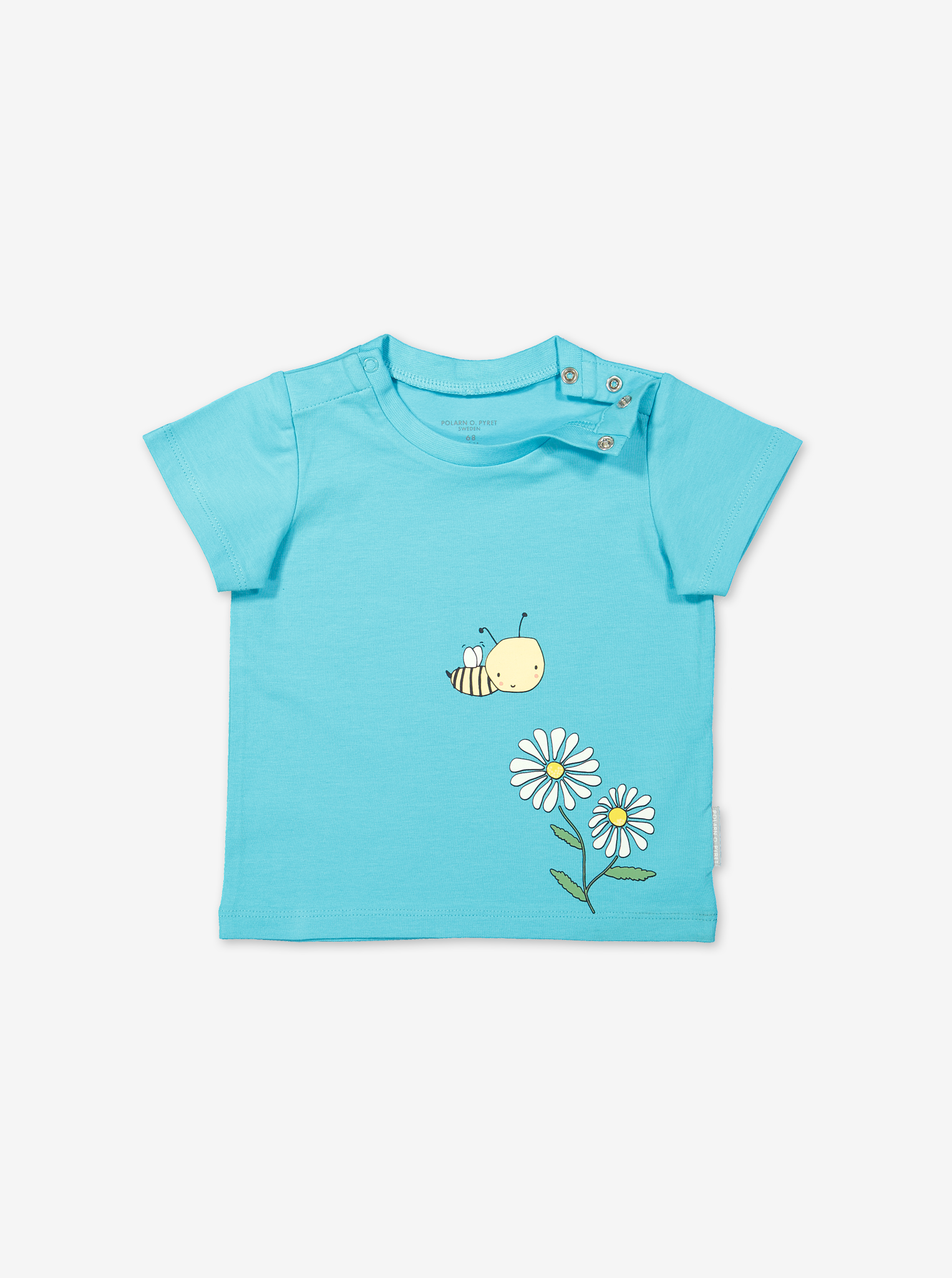 Organic Baby T-Shirt-Unisex-2m-1y-Turquoise
