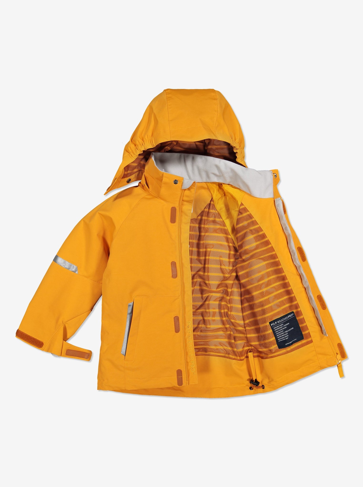 Waterproof Kids Shell Jacket-9m-10y-Yellow-Unisex