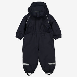 Warm quality Waterproof Shell Fleece Lined Baby Overall-6m-2y-Navy-Boy, comfortable