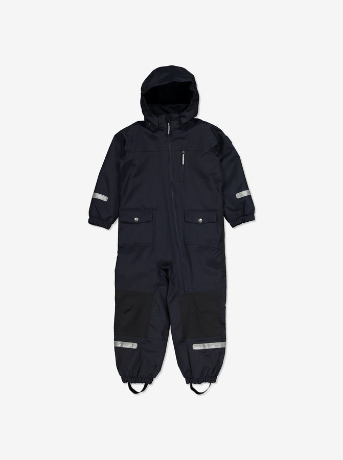waterproof shell jumpsuit fleece lined, durable warm and comfortable, ethical long lasting polarn o. pyret 