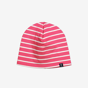 Fleece lined Kids Beanie Hat-9m-9y-Pink-Girl