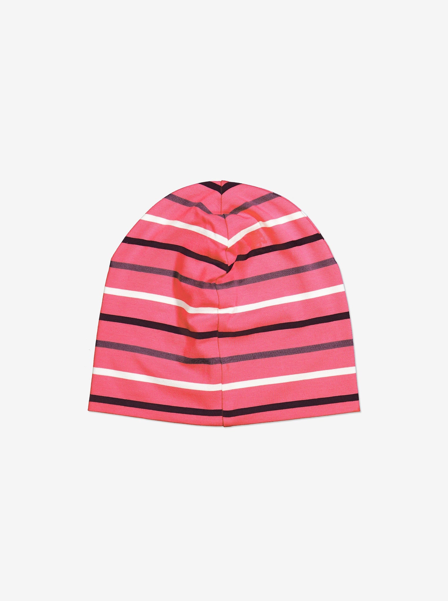 Striped Kids Beanie Hat-9m-12y-Pink-Girl