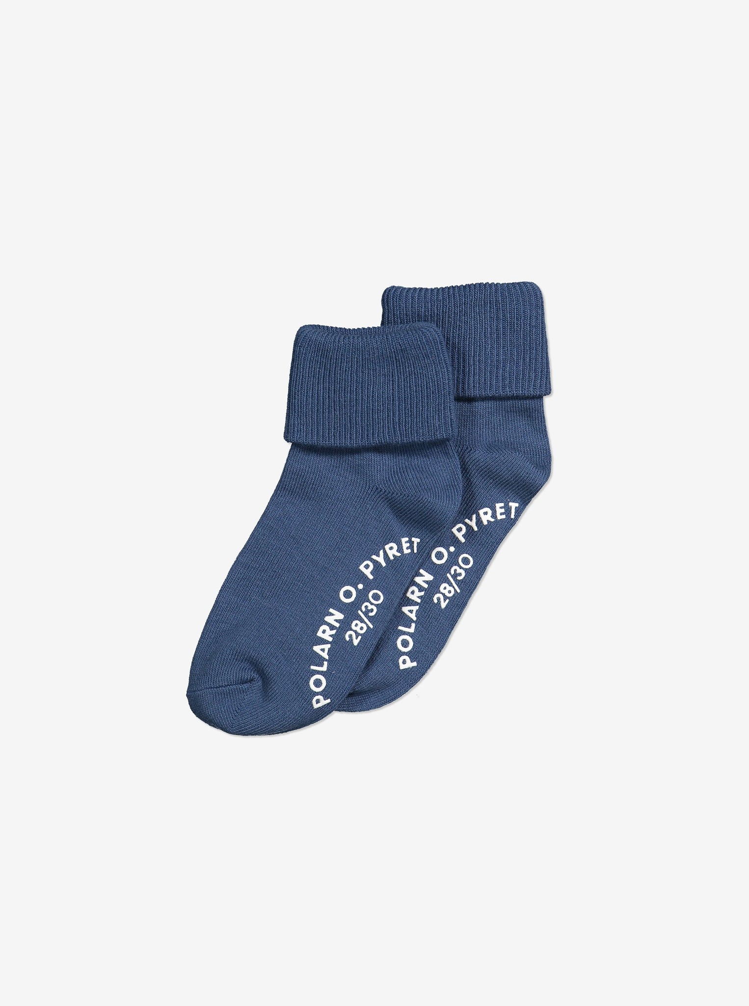 Two Pack Antislip Kids Socks unisex, warm comfortable organic cotton, polarn o. pyret quality