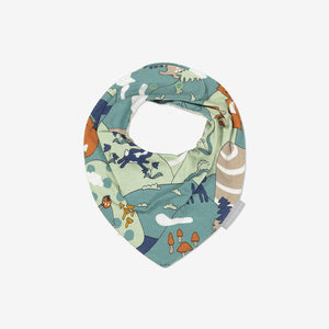 Nordic Forest Baby Bib-Unisex-One Size-Green