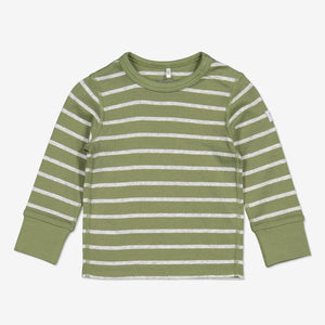 Striped Kids Top-Unisex-2m-6y-Green