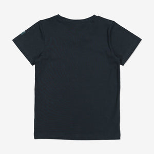 Organic Kid T-Shirt-Unisex-1-6y-Navy