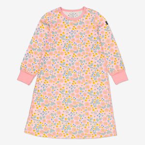 Floral Kids Nightdress-Girl-1-12y-Pink