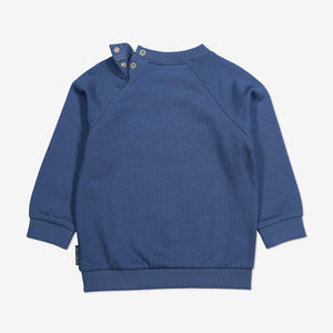 Embroidered Kids Sweatshirt-Unisex-1-6y-Blue