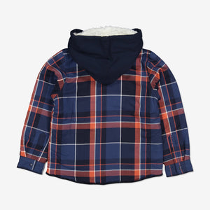Fleece Lined Kids Shirt-Unisex-1-12y-Navy