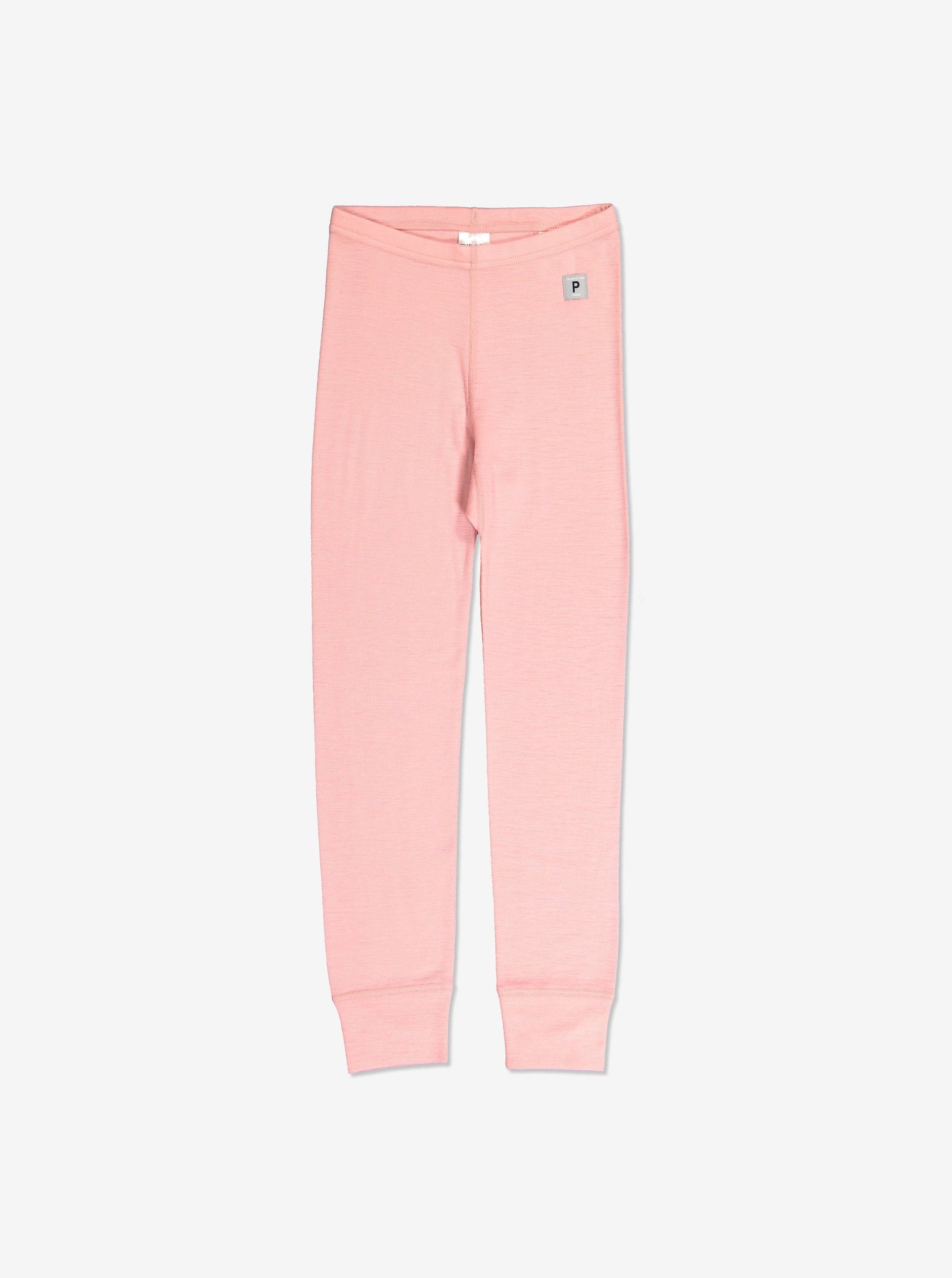 Thermal long johns in pink for 0-12 year old girls. Made with a cosy and super soft merino wool