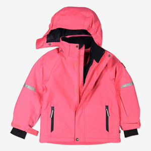Kids Padded Winter Coat-2-10y-Pink-Girl