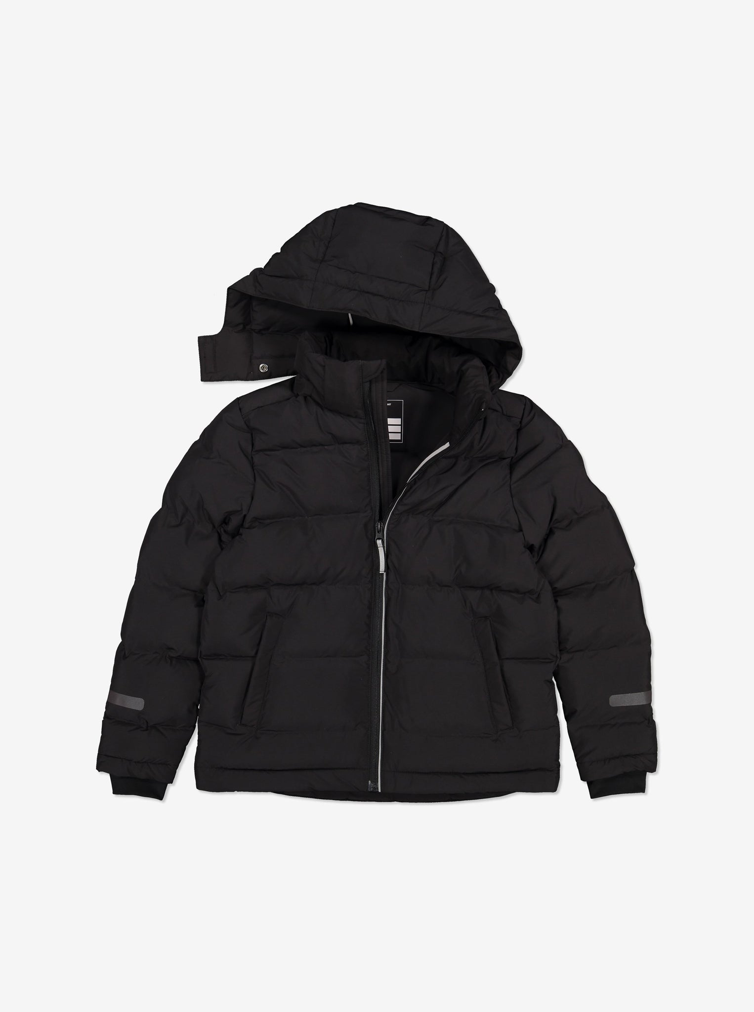 Kids Waterproof Puffer Jacket-6-12y-Black-Boy