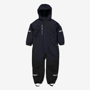 Padded Winter Kids Overall-1-8y-Navy-Boy