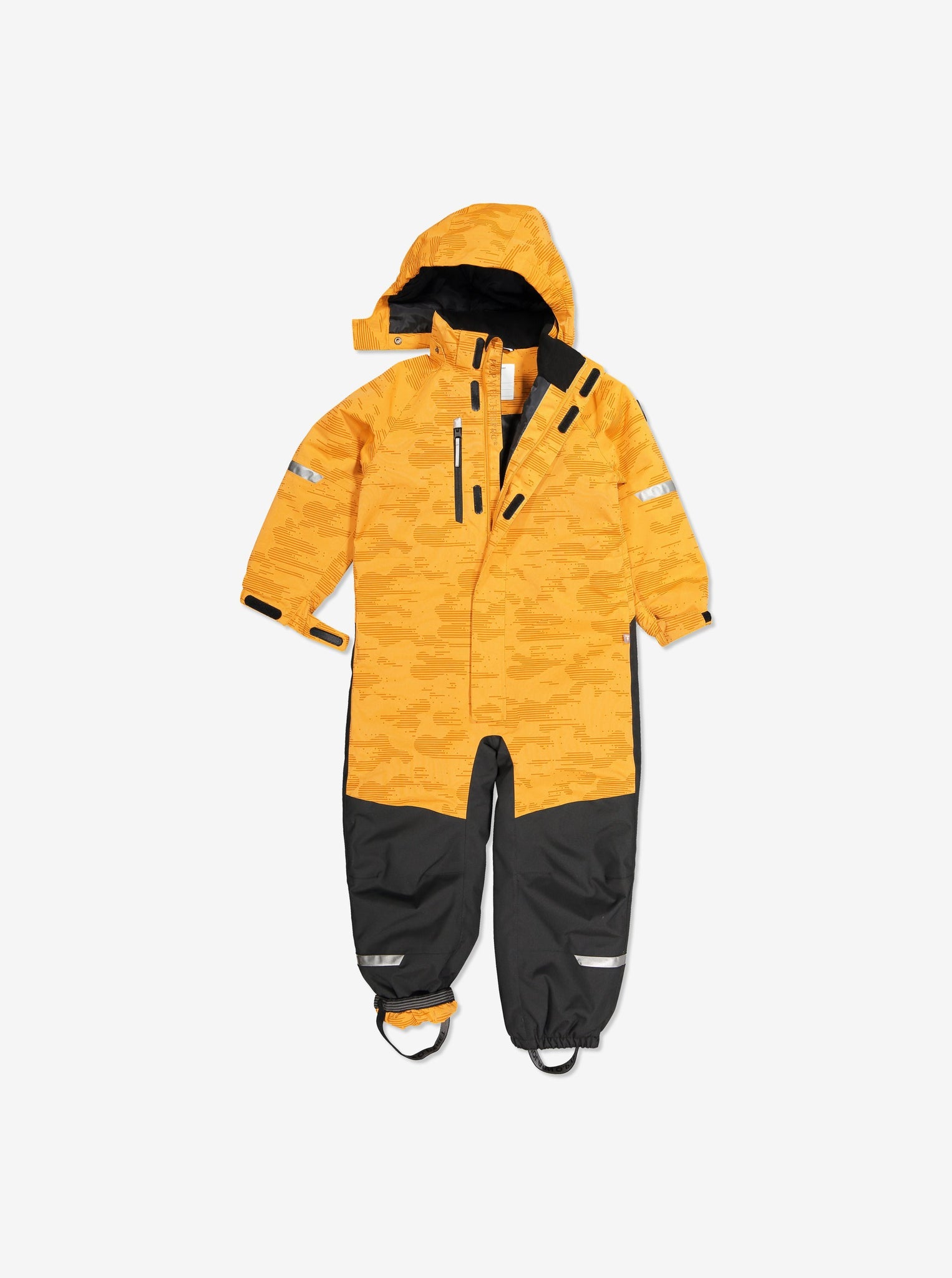 Padded Winter Kids Overall-1-6y-Yellow-Unisex