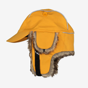 Fir Trim Kids Hat-1-9y-Yellow-Unisex