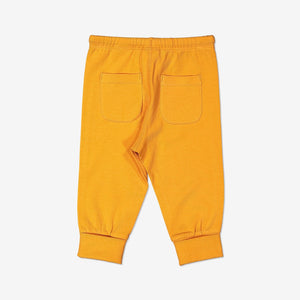 Yellow Organic Cotton Newborn Baby Trousers