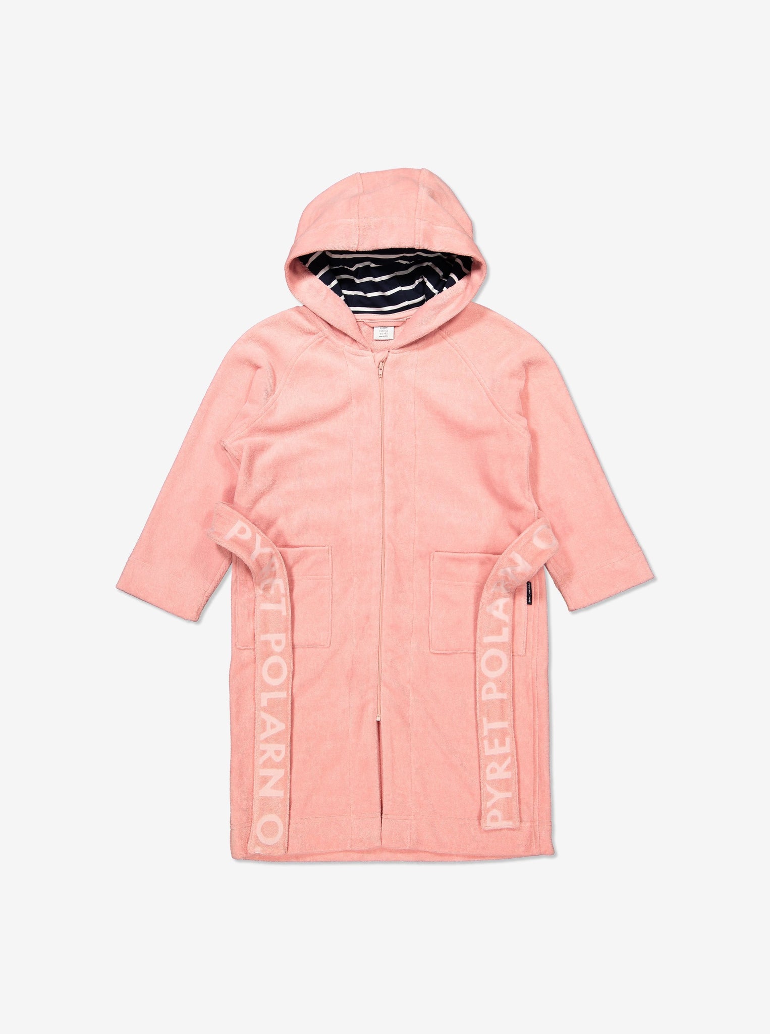 Kids Organic Cotton Pink Dressing Gown Bathrobe