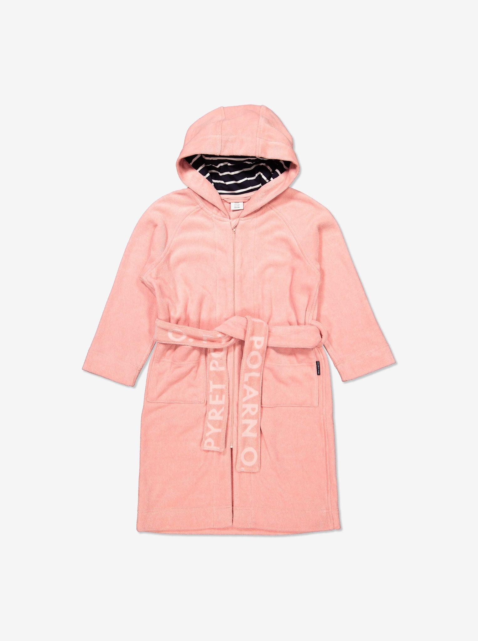 Kids Organic Cotton Pink Dressing Gown Bathrobe