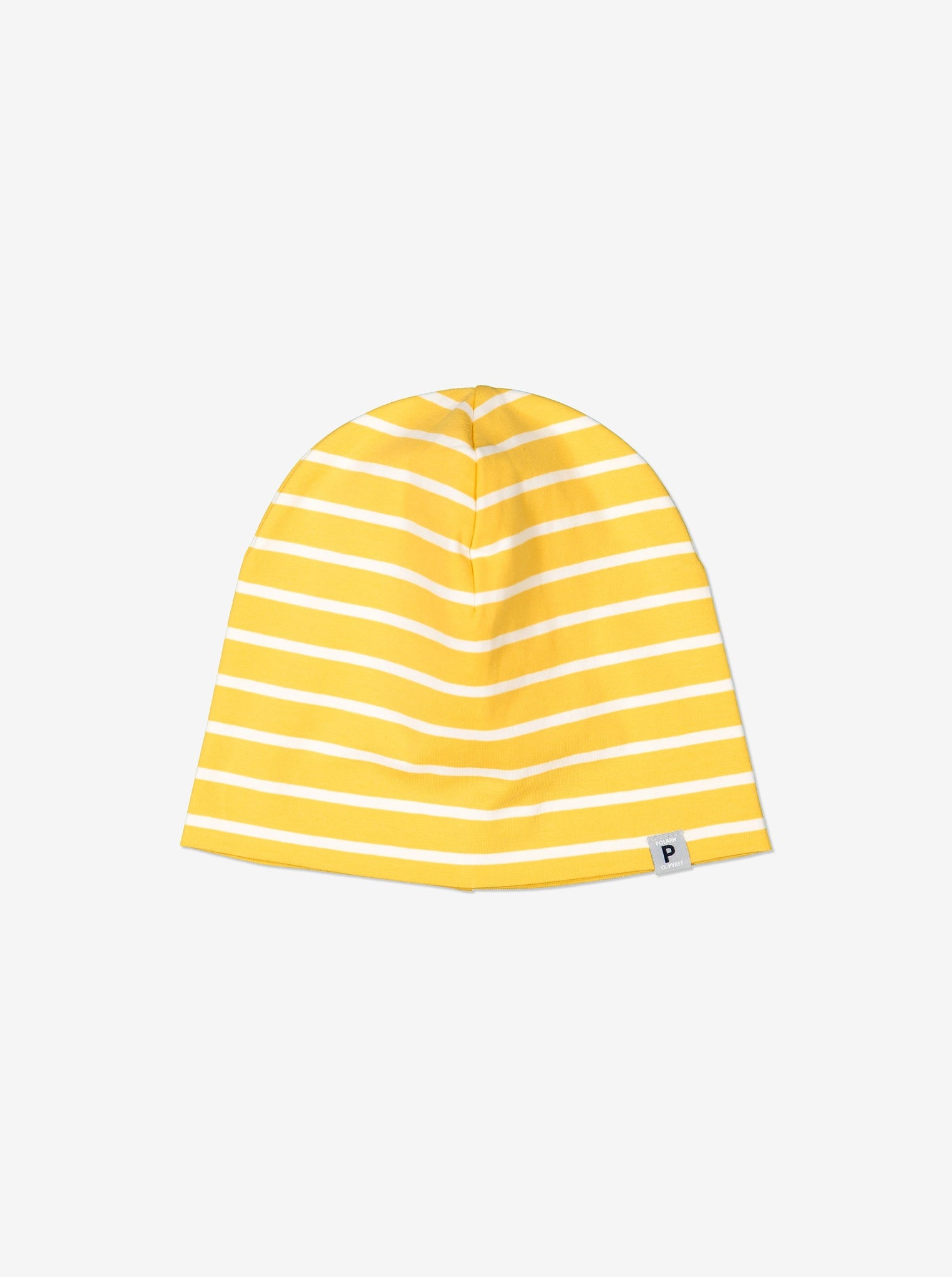 Yellow Organic Cotton Kids Beanie Hat