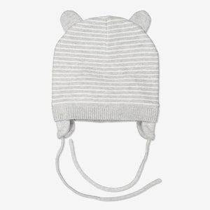 White Organic Cotton Baby Hat