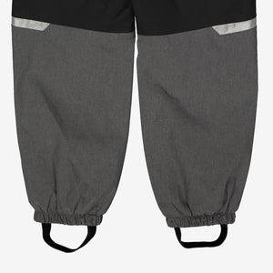 Kids Grey Waterproof Shell Lined Overall