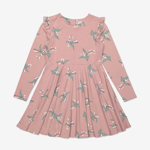 Girls Pink Organic Cotton Lily Dress