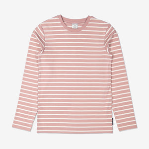 Kids Pink Striped Organic Top