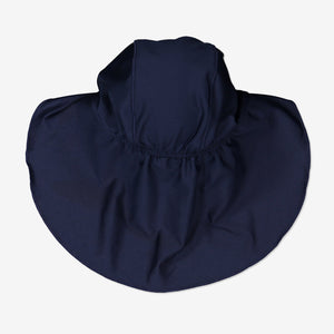 Navy Legionnaires Baby Hat from the Polarn O. Pyret kidswear collection. Kids outerwear made from sustainably source materials