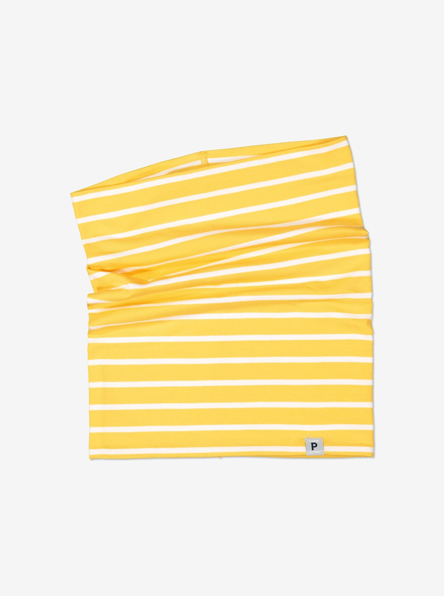 Kids Yellow Striped Neckwarmer