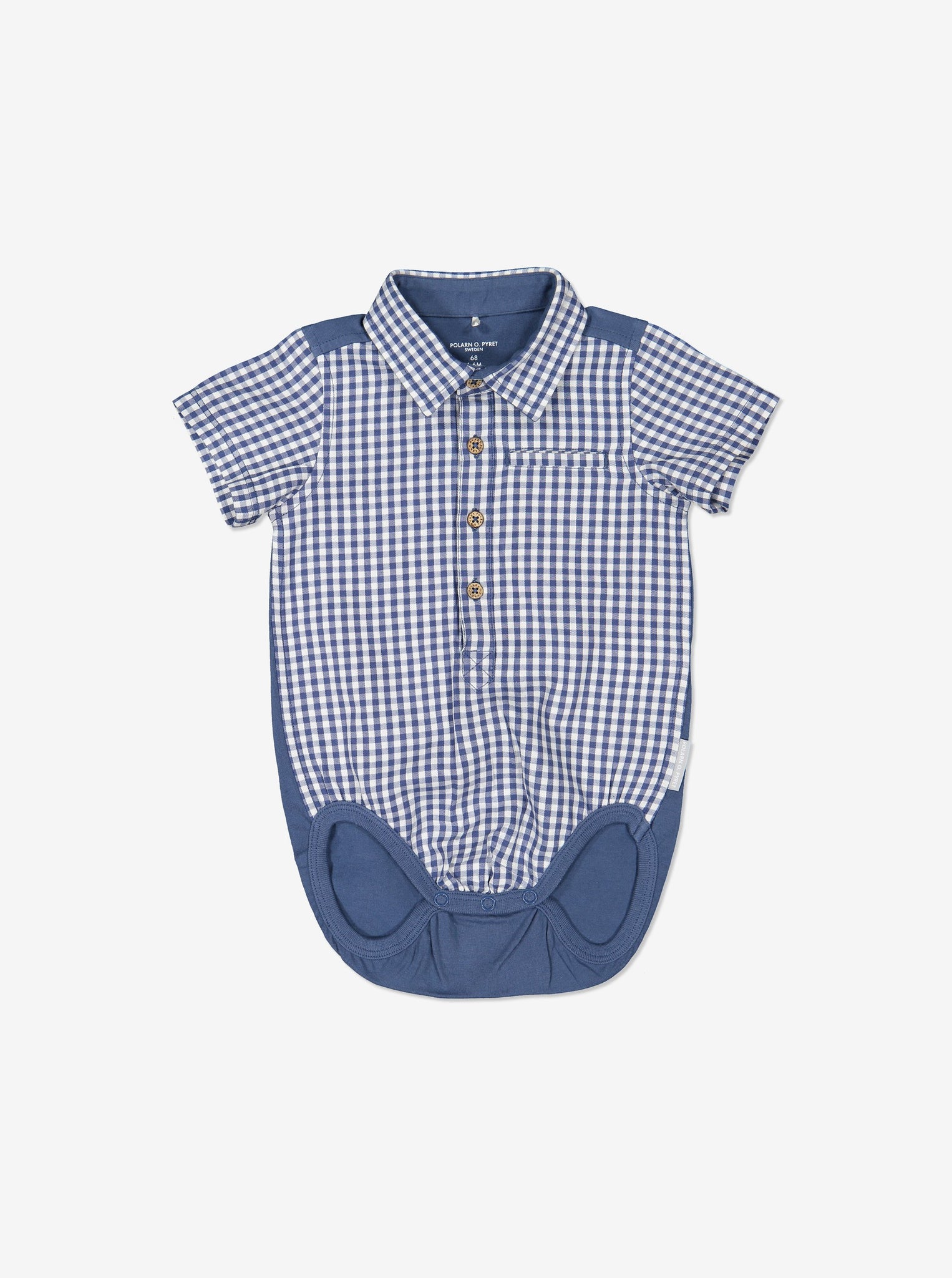 Boys Blue Newborn Baby Organic Babygrow/Shirt 