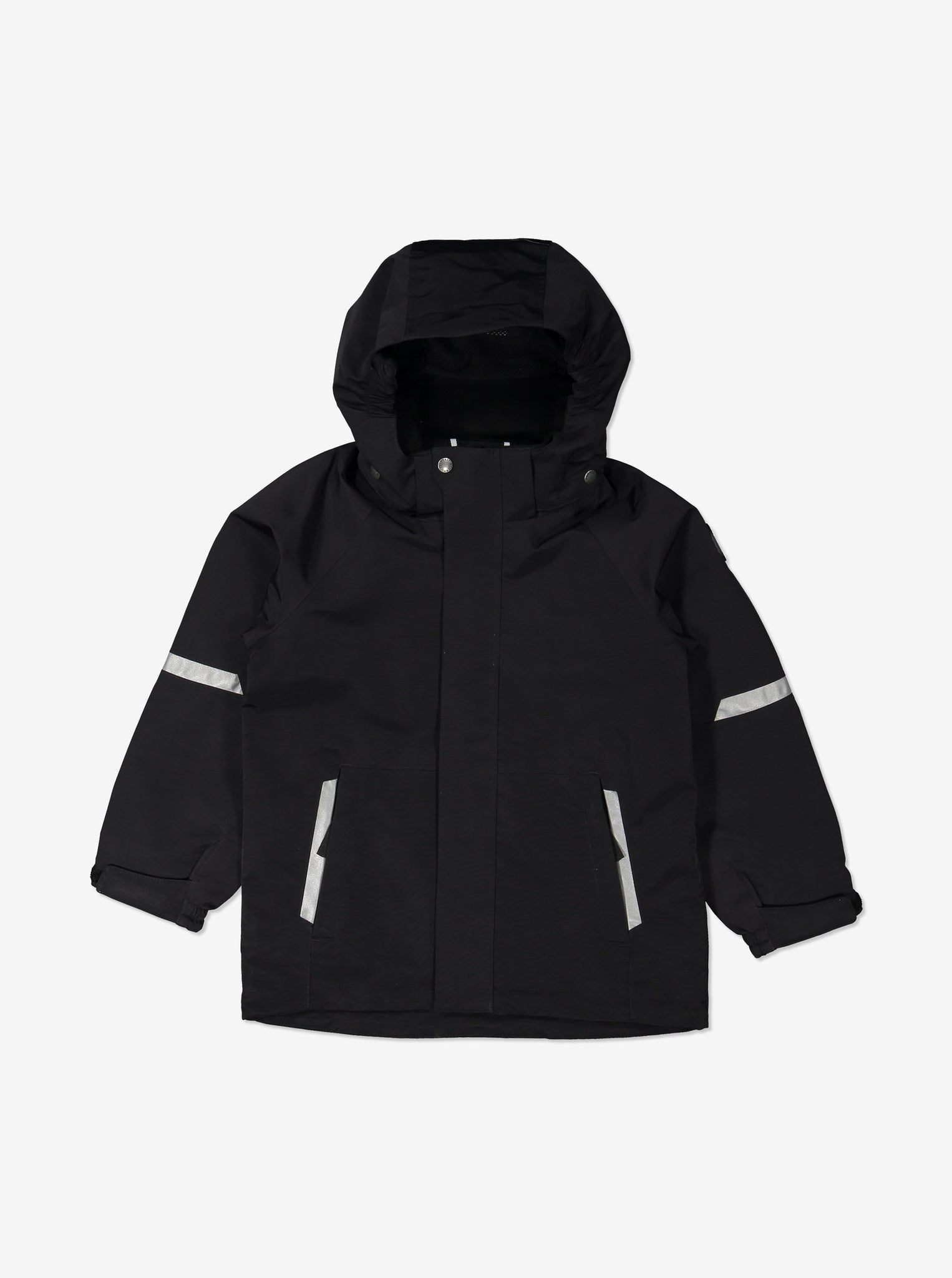 Kids Black Waterproof Shell Jacket