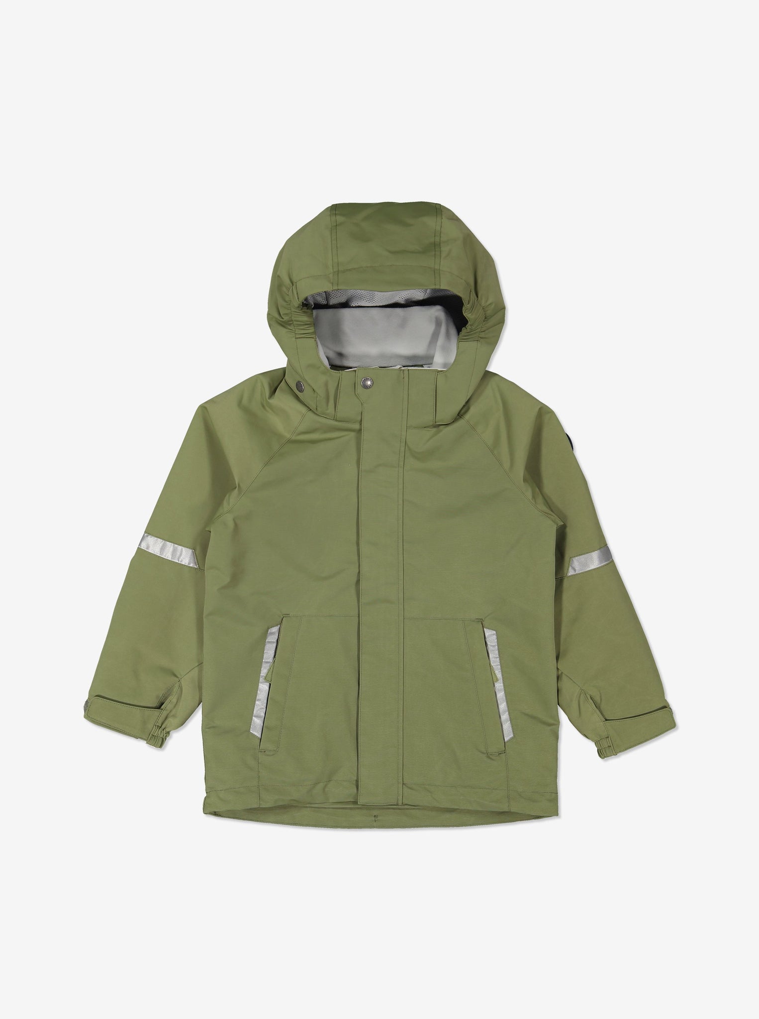 Kids Green Waterproof Shell Jacket