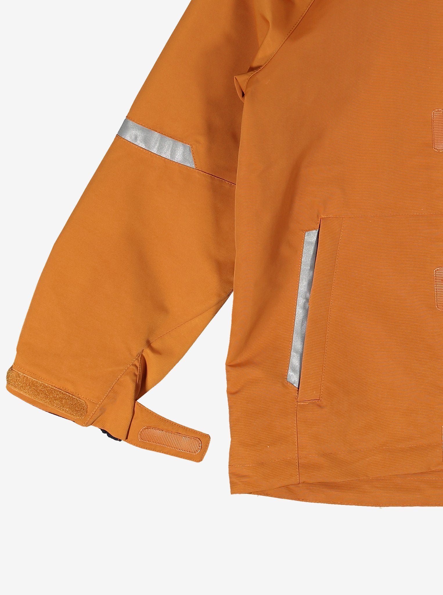 Orange Waterproof Kids Shell Jacket