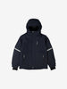 Navy Padded Waterproof Kids Coat, warm and comfortable, long lasting ethical kids clothes polarn o. pyret 