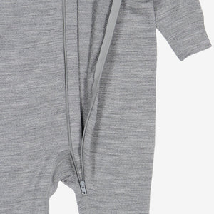 Grey Thermal Merino All-In-One, warm durable and comfortable, ethical and long lasting polarn o. pyret