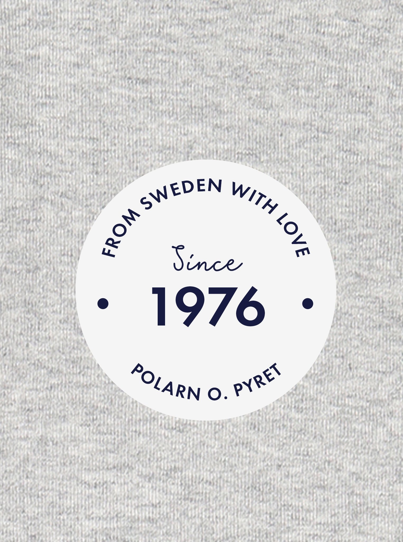 grey polarn o. pyret 1976 logo