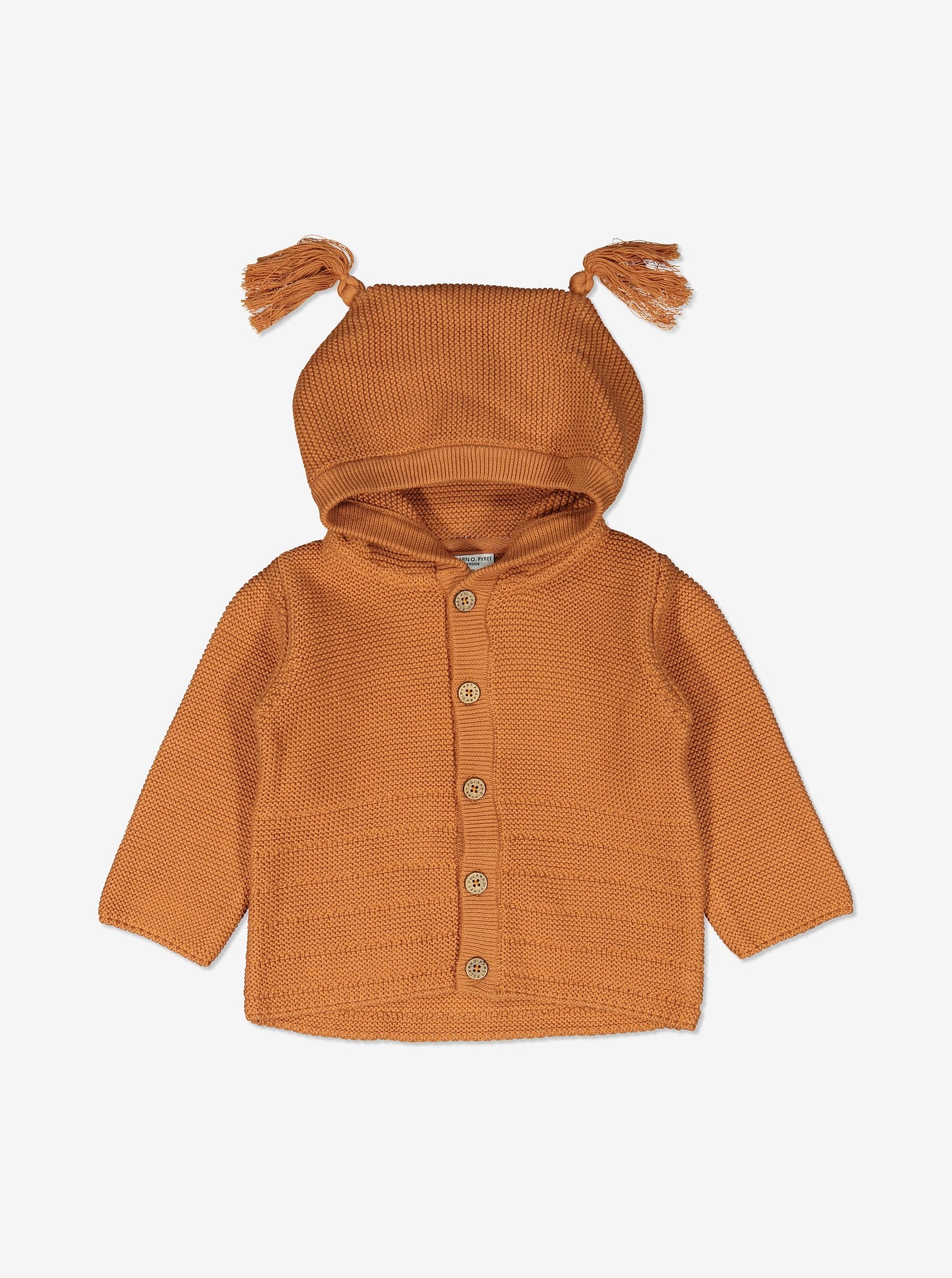 Knitted Organic Baby Boy Cardigan, Unisex Baby Clothes | Polarn O. Pyret UK