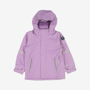 Purple Kids Waterproof Jacket from Polarn O. Pyret Kidswear.  Waterproof Kids Jacket