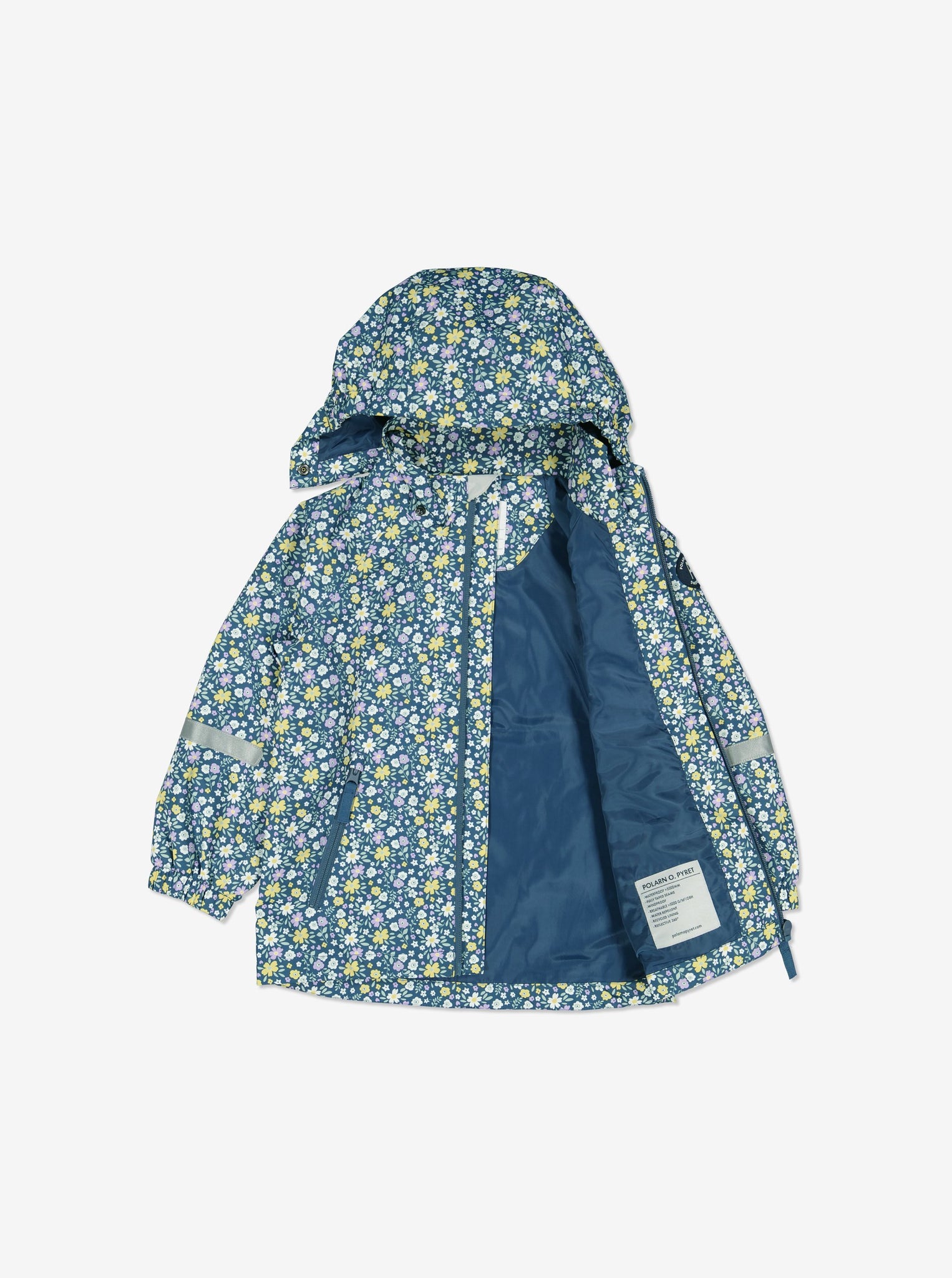 Floral Kids Waterproof Jacket from Polarn O. Pyret Kidswear. Waterproof Kids Jacket