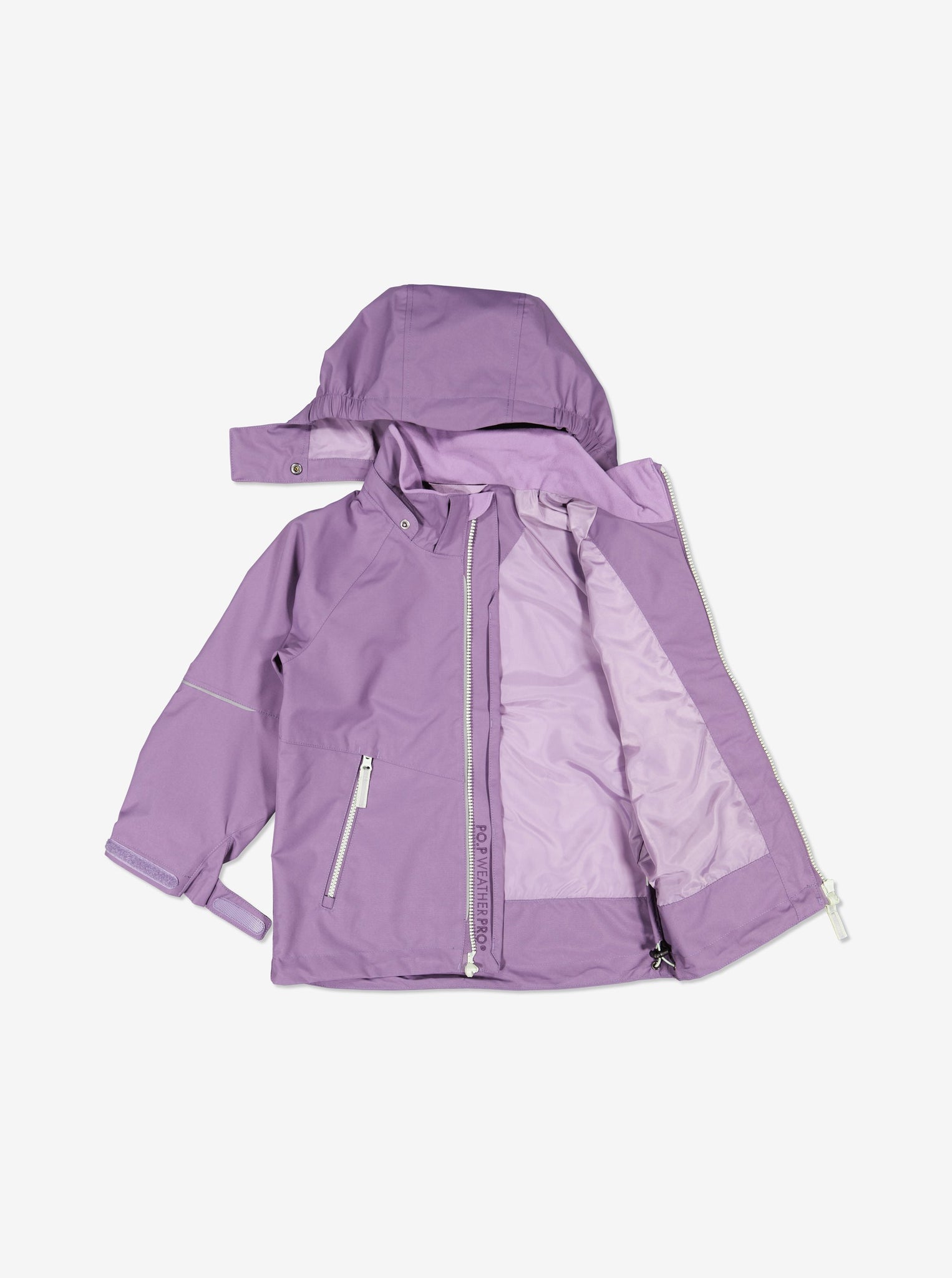 Purple Kids Waterproof Jacket from Polarn O. Pyret Kidswear. Waterproof Kids Jacket