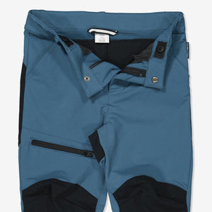 Navy Waterproof Kids Trousers from Polarn O. Pyret Kidswear. Durable waterproof kids trousers