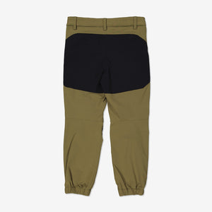 Green Waterproof Kids Trousers from Polarn O. Pyret Kidswear. Durable waterproof kids trousers