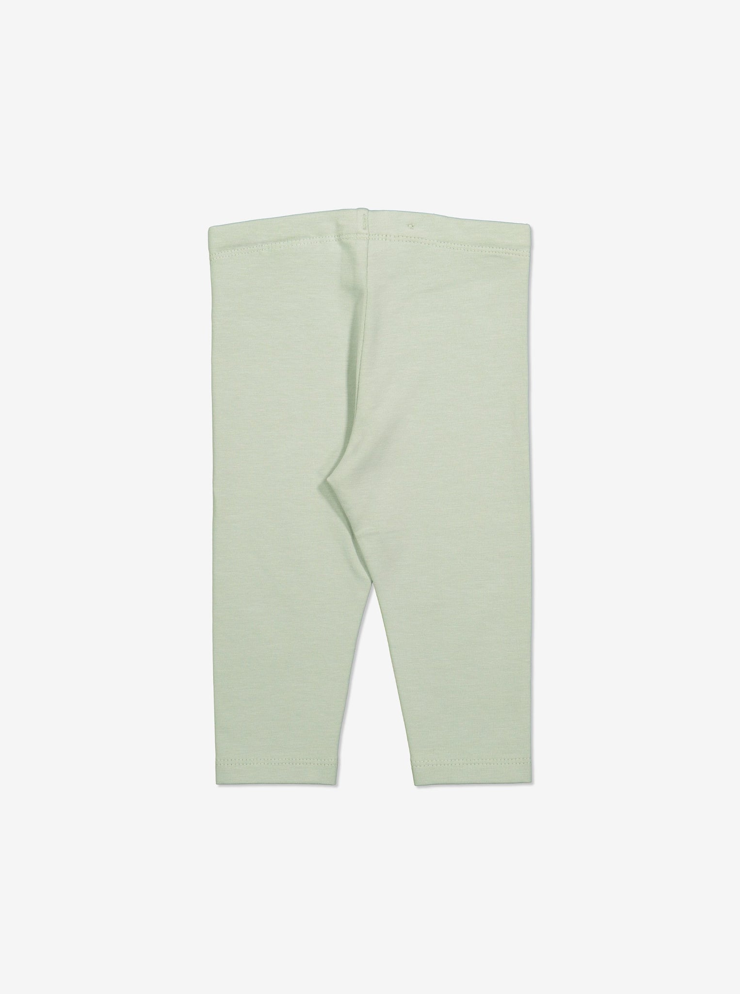  Organic Cotton Green Baby Leggings from Polarn O. Pyret Kidswear. Made from ethically sourced materials.
