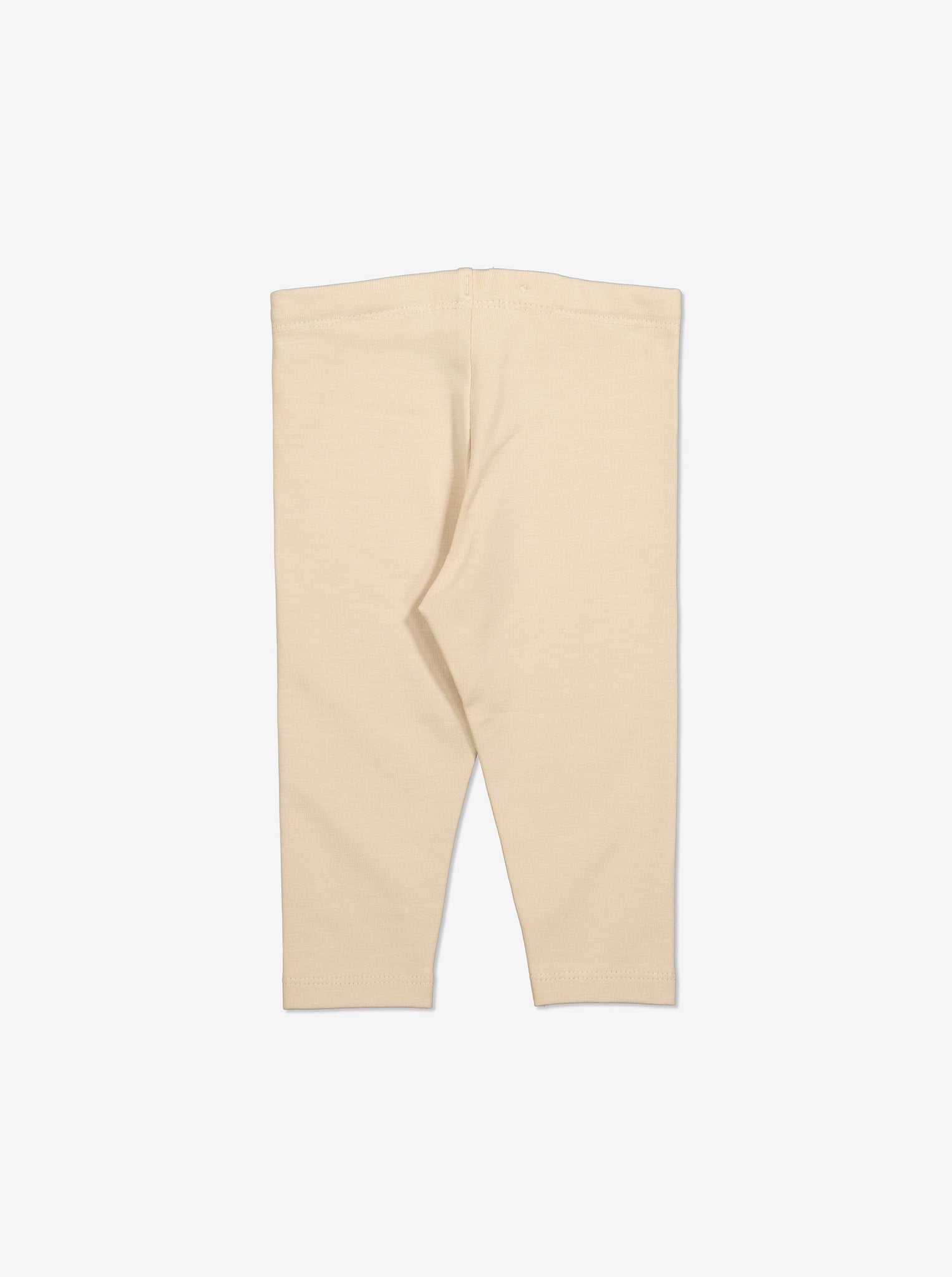  Organic Cotton Beige Baby Leggings from Polarn O. Pyret Kidswear. Made from sustainably sourced materials.