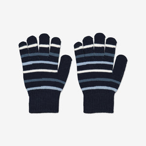 Navy Kids Magic Gloves from Polarn O. Pyret Kidswear. 