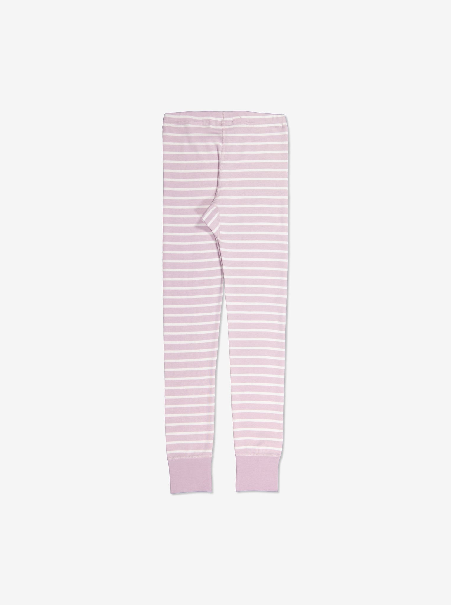  Organic Striped Pink Kids Leggings from Polarn O. Pyret Kidswear. Made with 100% organic cotton.