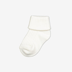 Organic Cotton Green Baby Socks, comfortable warm and long lasting, ethical polarn o. pyret 